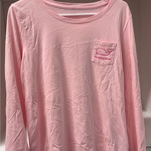 Vineyard Vines Light Pink Crewneck Logo Tee
